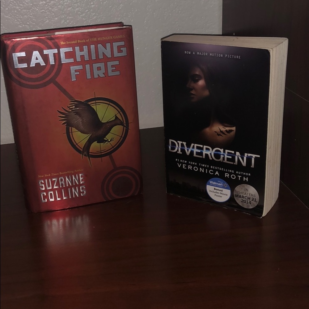 BOOK BUNDLE Catching Fire (hunger games)&Divervent